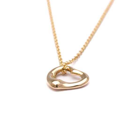TIFFANY 18k Gold Heart Necklace